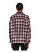 Laneus - Camicia Oversize Check Flannel - F6Lawosi188-412 - Fico