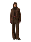 Circolo 1901 - Pantalone masculine vita alta trucker two-tone - Fd4211-1278T - Amber Brown To