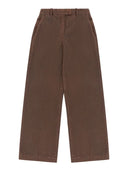 Circolo 1901 - Pantalone masculine vita alta trucker two-tone - Fd4211-1278T - Amber Brown To