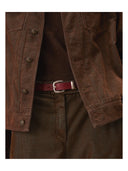 Circolo 1901 - Pantalone masculine vita alta trucker two-tone - Fd4211-1278T - Amber Brown To