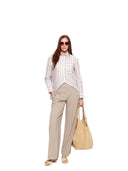 Immagine di Max Mara MM - Camicia Mmlululo - 2616111018600-004 - Nocciola -  di Max Mara MM disponibile su Barbara1999.