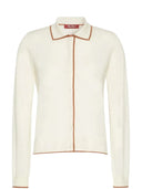 Max Mara Studio - Cardigan Msttarga - 2626346011600-012 - Bianco