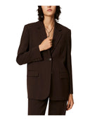 Twinset - Blazer Monopetto - 262Tt2222-11946 - Coffee Chocolate