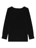 Alpha Studio - Maglia Girocollo M/ Lunga Merinos New Shapes - Ad-8010C-2002 - Nero