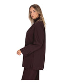 Pinko - Blazer Kamut oversize stretch - 105663A18E-Rr7 - Bordeaux Scuro