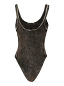 Diesel - Body Phoebe in jersey effetto denim - A191920Shan-900A - 003 - Off/Black