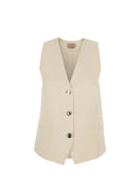 Twinset - Gilet Corto - 261tp2224-07222 - Parchment