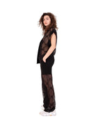 Alpha Studio - Gilet Aperto - Ad-6560D-2002 - Nero