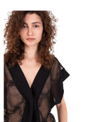 Alpha Studio - Gilet Aperto - Ad-6560D-2002 - Nero