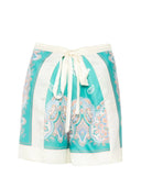 Pinko - Pantapareo Merengue Twill Stam - 106733-A38G-Sz4 - Mult. Verde/Bianco