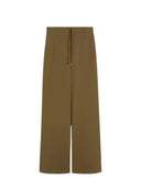 Max Mara Studio - Pantalone Lungo Mstcorone - 2616131091600-004 - Verde Kaki