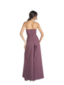 Federica Tosi - Pantalone 5 Tasche Wide - 40811/400 /18 - Melanzana