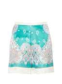 Pinko - Pantapareo Merengue Twill Stam - 106733-A38G-Sz4 - Mult. Verde/Bianco