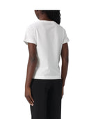 Pinko - T-Shirt Basico Jersey Logo Sta - 100373-A34F-Z05 - Bianco-Biancaneve