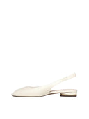 Coccinelle - Décolleté Flat Smooth Leather - E4U1L210301-N17 - Pearl