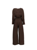 The Latest - Pantaloni Drew 3123 T0160 Popeline - Tlw03123T0160Lntp-T0215 - Brown