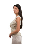 Liviana Conti - Blusa Aglaia - F6St55-W82-2 - Alabastro