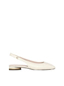 Coccinelle - Décolleté Flat Smooth Leather - E4U1L210301-N17 - Pearl