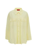Immagine di The Latest - Camicia Daria 4010 T0165 Co/Pa Effetto Grinzato - Tlw04010T0165Abtp-T0377 - Light Yellow -  di The Latest disponibile su Barbara1999.