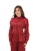 Max Mara Studio - Camicia Mstora - 2616111042600-066 - Mattone Rosso