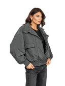 Max Mara MM - Imbottito Corto Mmlamaca - 2616481037600-001 - Corno Grigio Verde