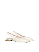 Coccinelle - Décolleté Flat Smooth Leather - E4U1L210301-N17 - Pearl