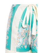 Pinko - Pantapareo Merengue Twill Stam - 106733-A38G-Sz4 - Mult. Verde/Bianco