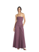 Federica Tosi - Pantalone 5 Tasche Wide - 40811/400 /18 - Melanzana