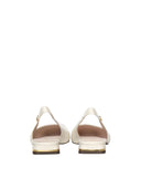 Coccinelle - Décolleté Flat Smooth Leather - E4U1L210301-N17 - Pearl