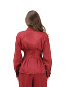 Max Mara Studio - Camicia Mstora - 2616111042600-066 - Mattone Rosso