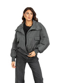 Max Mara MM - Imbottito Corto Mmlamaca - 2616481037600-001 - Corno Grigio Verde