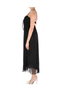 Twinset - Abito Lungo Decollette - 261tt2630-00006 - Nero