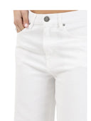 Pinko - Pantaloni Estelle Egg Bull Slegato - 103857-A3E1-Z04 - Bianco Brill.
