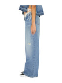Amish - Jeans Dolly Roll up Denim viscose - Amd113D7223200-C0999 - Denim