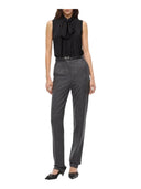 Pinko - Blusa Bouvardia Blusa Crespo Fluido Top - 107296A3Hd-Z99 - Nero Limousine