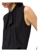 Pinko - Blusa Bouvardia Blusa Crespo Fluido Top - 107296A3Hd-Z99 - Nero Limousine