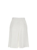 Max Mara Studio - Bermuda Mstcaravan - 2616141012600-002 - Bianco