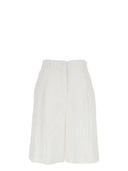 Max Mara Studio - Bermuda Mstcaravan - 2616141012600-002 - Bianco