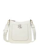 Lauren Ralph Lauren - borsa cameryn grande in pelle martellata - 431970152005 - white