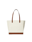 Lauren Ralph Lauren - tote cameryn piccola in pelle martellata - 431982234003 - natural