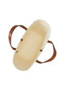 Lauren Ralph Lauren - tote cameryn piccola in pelle martellata - 431982234003 - natural