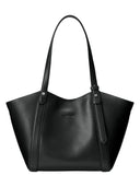 Lauren Ralph Lauren - Borsa Tote Tasha piccola in cuoio nappa - 431P18711002 - BLACK