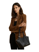 Lauren Ralph Lauren - Borsa Tote Tasha piccola in cuoio nappa - 431P18711002 - BLACK
