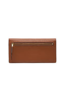 Lauren Ralph Lauren - portafoglio in pelle motivo tratteggiato - 432802917010 - brown