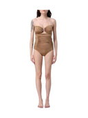 Max Mara Beachwear - Costume Da Bagno Bchcurva - 2616831089600-002 - Cammello