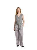 Max Mara MM - Gilet In Maglia Mmlalbata - 2626356017600-003 - Grigio Medio