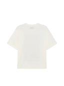 Amish - T-shirt Crop Unisex Jersey Bloody summer - Amu144Cr600569-C0021 - Off White