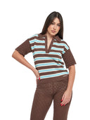 Ermanno Firenze - Polo in Maglia M/C - D48EM015E82-M015-72328 - Moro Noce