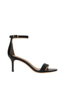 Lauren Ralph Lauren - sandali allie in pelle traforata - 802p10639001 - black