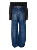 Amish - Jeans Roll Up Woman Denim Azul - Amd113Ct523298-C0999 - Denim